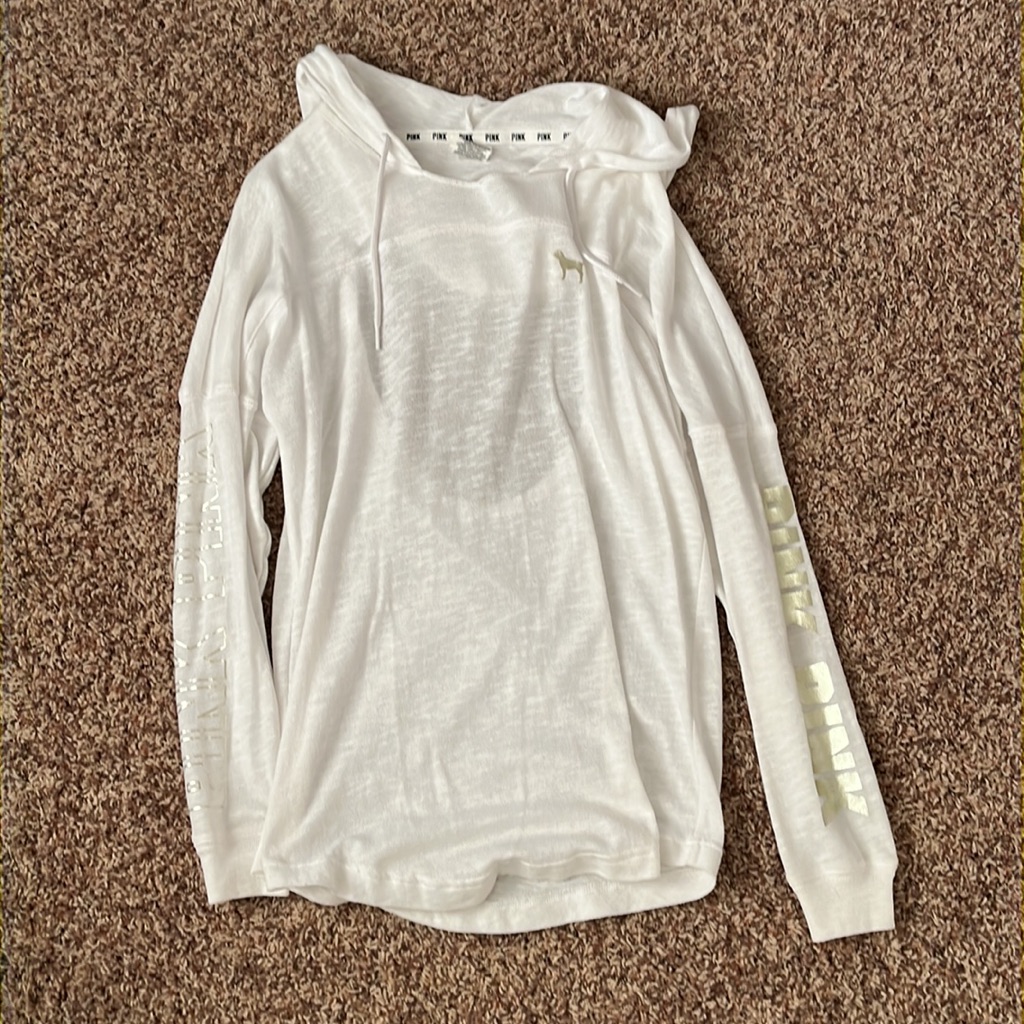 Pink White Thin Pullover